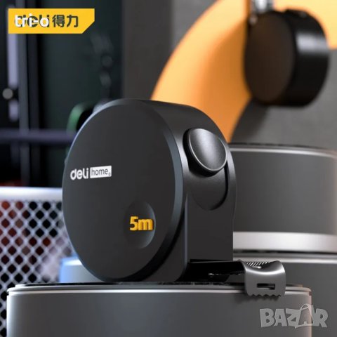 Deli Ролетка - черна 5м, снимка 5 - Други инструменти - 41832678