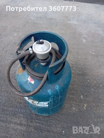 Бутилка газова 27л , 10 кг за газ пропан бутан с вентил и маркуч, снимка 4 - Други стоки за дома - 52881685