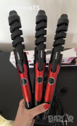 Керамична маша за къдрици, снимка 2 - Маши за коса - 52239630