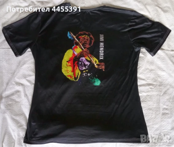 Тениска Jimmy Hendrix, снимка 2 - Тениски - 50876396