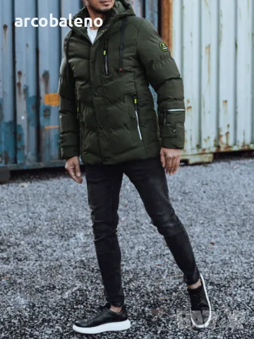 Мъжко ватирано зимно яке, 4цвята , снимка 15 - Якета - 47466651