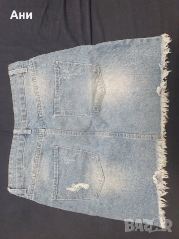 Дънкена пола, снимка 2 - Поли - 41858973