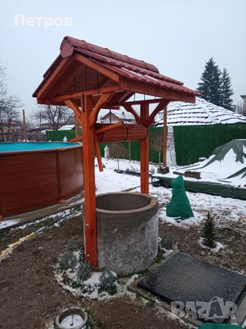 Изработваме дървената,интериорна част на кладенци.