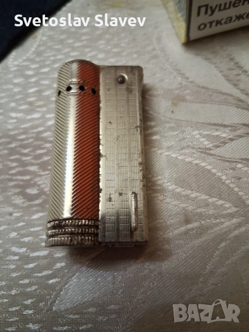 Стара бензинова запалка., снимка 5 - Антикварни и старинни предмети - 53124784