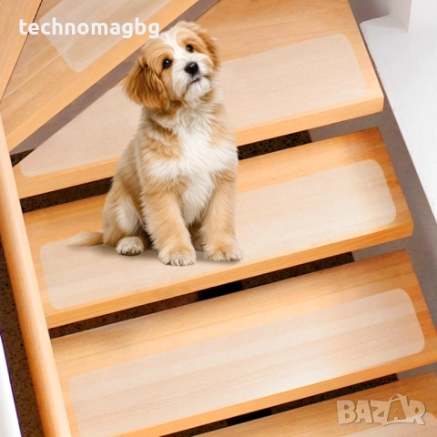 Неплъзгащи се ленти за стъпала , безцветни , 15 x 81 cm, снимка 5 - Други стоки за дома - 52184041