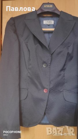 Ново синьо дамско сако с подплата , снимка 3 - Сака - 41845401