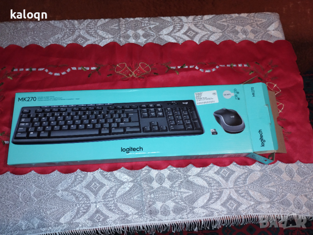 Комплект LOGITECH клавиятура и мишка, снимка 1 - Клавиатури и мишки - 44781502
