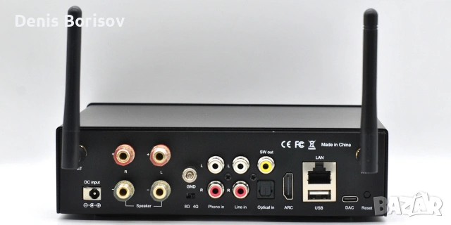 Arylic H50 – Безжичен стерео усилвател с AirPlay 2 и HDMI ARC, снимка 5 - Ресийвъри, усилватели, смесителни пултове - 53660913