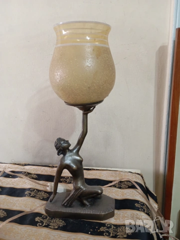 Настолна лампа "Орхидея" в стил арт нуво