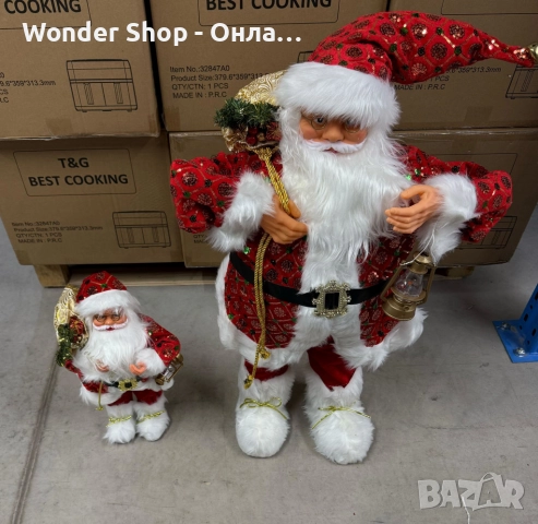 Веселия Дядо Коледа в три размера 50/70/90см поръчай сега, снимка 2 - Декорация за дома - 52562332