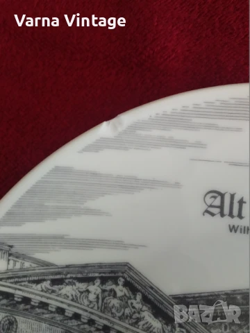 Колекционерска порцеланова чиния Берлин Вилхелматрале. Schedel Bavaria Германия (ВИЖТЕ ОПИСАНИЕТО), снимка 2 - Колекции - 51016763