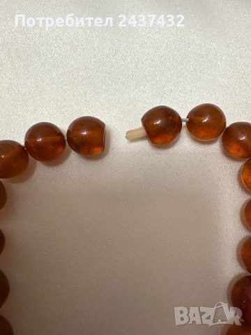 Кехлибарена огърлица, снимка 3 - Колиета, медальони, синджири - 53535884