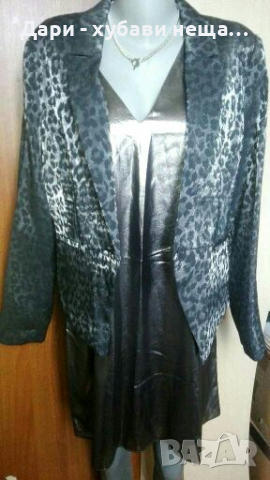 Ново дамско сако в черно и сиво🍀👚M/L, L🍀👚арт.648