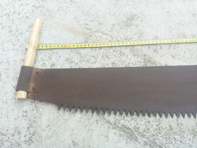 масивна стоманизирана бичкия за рязане на дънери , снимка 3 - Антикварни и старинни предмети - 36222952