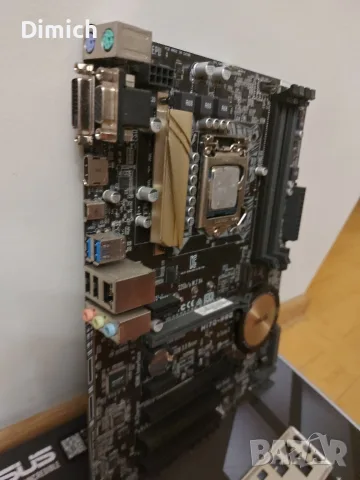 Дънна платка Asus H170-Pro CPU Xeon 1240 v5, снимка 2 - Дънни платки - 55944119