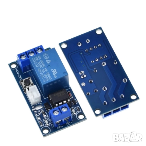 Бистабилно реле 12V с еднобутонно управление - включване/изключване с импулс, снимка 2 - Други - 51623193