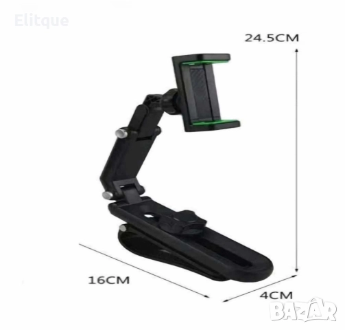 Държач за мобилен телефон за кола,гъвкав,въртящ се на 360 градуса, снимка 4 - Други - 52870876