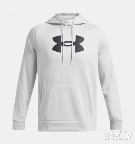 НОВ оригинален сив суичър фланела UNDER ARMOUR размер L от САЩ