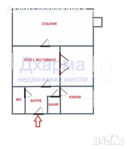 Продавам 2стаен апартамент до НДК, снимка 7 - Апартаменти - 52048906