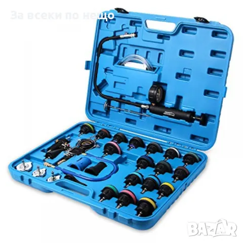 Комплект за проверка на налягането на радиатора и охладителната система 28 части Hawek
