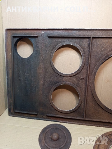 Стара Чугунена Плоча За Стара Печка Барбекю Барбекюта Огнища. НОМЕР 456., снимка 10 - Антикварни и старинни предмети - 53659508