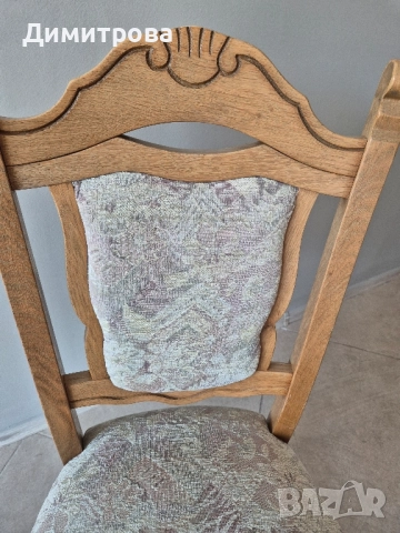 Трапезна разтегателна маса + 4 стола, снимка 5 - Маси - 52519178