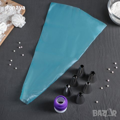 2707 Сладкарски комплект пош с накрайници и адаптер