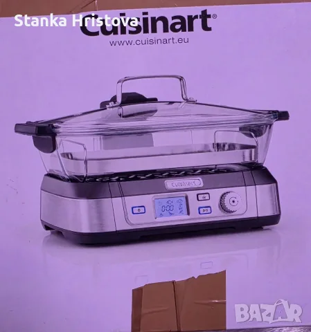 Уред за готвене на пара Cuisinart 5L.