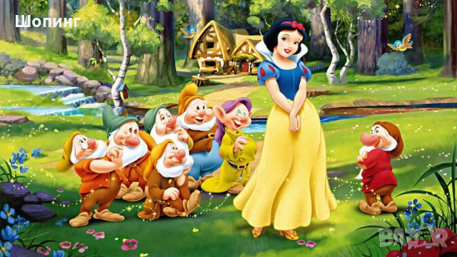 Фигури Снежанка и джуджета, снимка 1