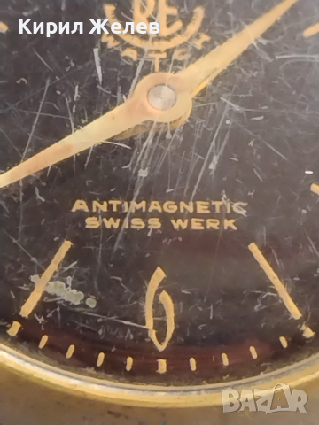 Мъжки часовник RE ANTI-MAGNETIC SWISS WERK за КОЛЕКЦИОНЕРИ 43898, снимка 3 - Мъжки - 44710994