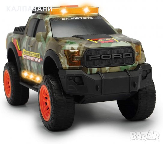 Dickie Toys 203756001 Ford F150 Raptor - Adventure Toyиграчка кола със свободен ход, светлина и звук, снимка 3 - Коли, камиони, мотори, писти - 35914908