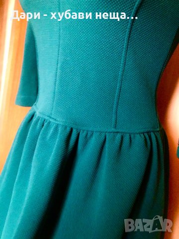 Страхотна зелена еластична рокля “Breshka”🍀❤️S,M❤️🍀арт.393, снимка 7 - Рокли - 39253239