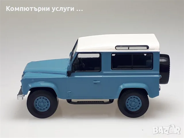 LAND ROVER Defender 1995 - мащаб 1:43 на Norev моделът е нов в кутия, снимка 3 - Колекции - 55748433