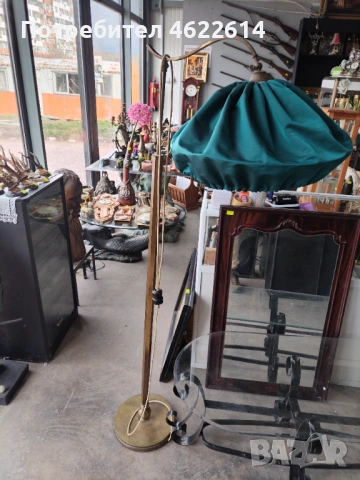 МНОГО СТАРА БРОНЗОВА ЛАМПА 19 ВЕК 