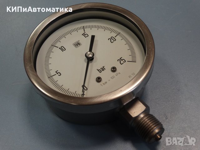 Манометър Nuova Fima Ф 100, 25 bar