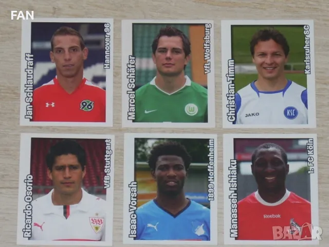 Комплект футболни стикери Панини PANINI от сезон 2008/09 на Бундеслигата