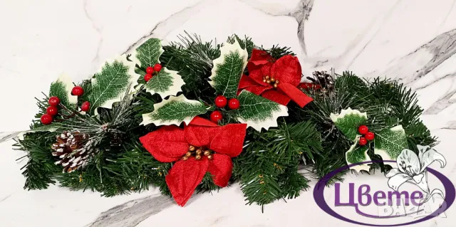 Коледна декорация-венец