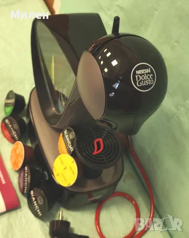 Кафемашина с гаранция 1 година Delonghi NESCAFÉ® система Dolce Gusto Infinissima Black/Gray, снимка 5 - Кафемашини - 55736458