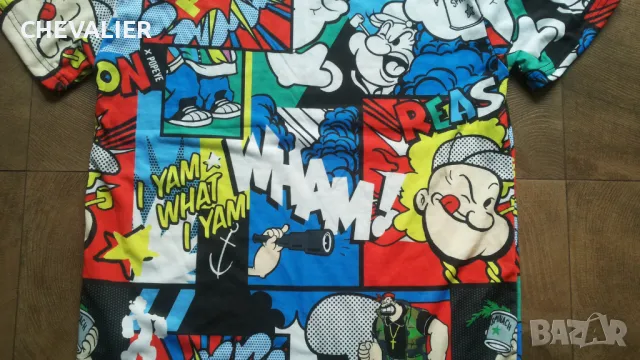 REASON POPEYE T-Shirt Размер S мъжка тениска 4-64, снимка 7 - Тениски - 47901897
