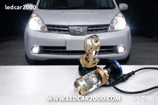 Лед Крушки Н4 Line Pro super MAX Led Laser + Подарък Т10, снимка 8 - Аксесоари и консумативи - 41434066