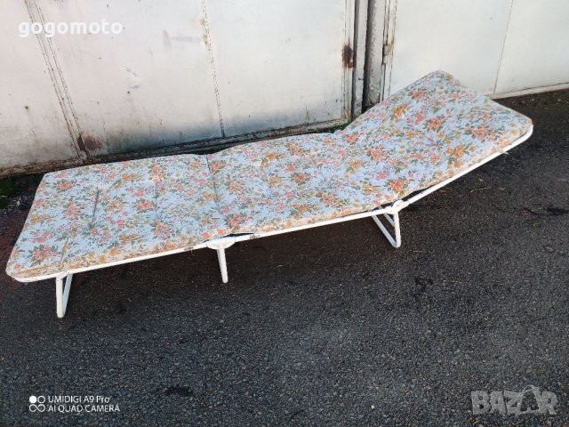Плажен стол люлеещ, сгъваем шезлонг люлка,зиро гравити, синьо зелено, снимка 18 - Къмпинг мебели - 36788119