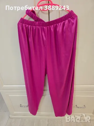 Дамски сатенен панталон , снимка 3 - Панталони - 48924645