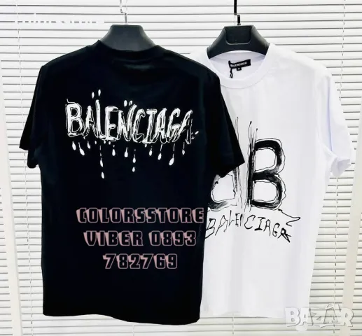 Мъжка тениска Balenciaga кодSSA43, снимка 1 - Тениски - 40515244