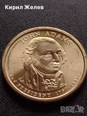 Възпоменателна монета 1 долар JOHN ADAMS 2 президент на САЩ (1797-1801) за КОЛЕКЦИЯ 38089, снимка 5 - Нумизматика и бонистика - 40766021
