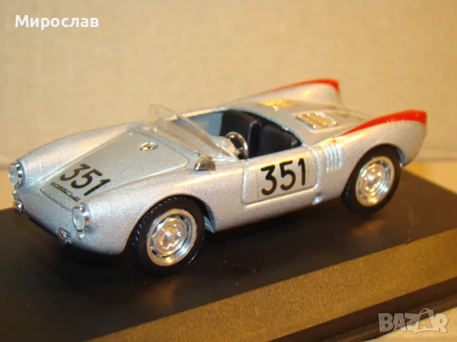 BRUMM 1:43 Porsche 550 1500/RS РАЛИ МОДЕЛ КОЛИЧКА, снимка 2 - Колекции - 48158575