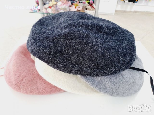 Дамска шапка тип Барета , снимка 4 - Шапки - 34506498