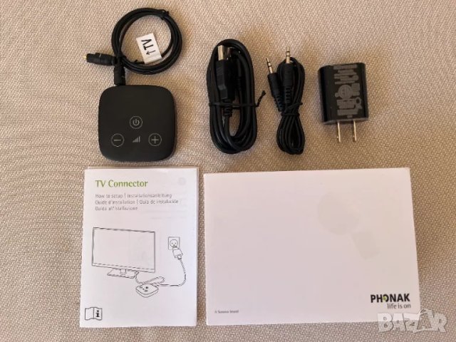 Нов PHONAK ТВ конектор за слухови апарати, снимка 2 - Слухови апарати - 47422527