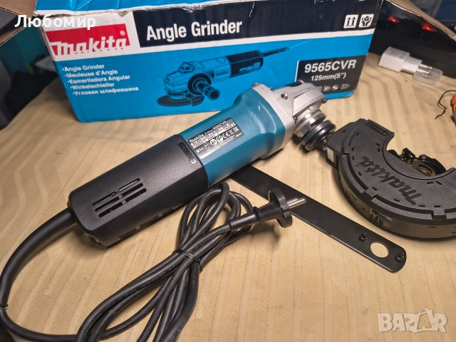 Makita 9565CR/2 Ъглошлайф, 1400 W, 240 V, син, 125 mm , снимка 11 - Други инструменти - 52850687
