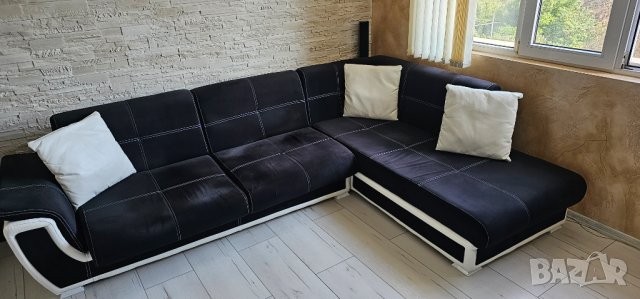 Продавам ъглов разтегателен диван., снимка 1 - Дивани и мека мебел - 42388034