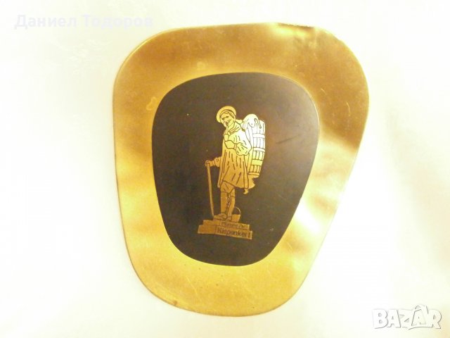 Стара Метална Декоративна Картина ,  Бронзово Пано , снимка 2 - Картини - 36873644